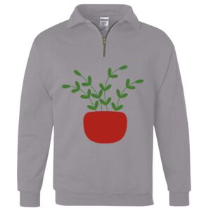 Nublend® Cadet Collar Quarter-Zip Sweatshirt Thumbnail