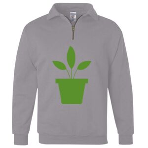 Nublend® Cadet Collar Quarter-Zip Sweatshirt Thumbnail