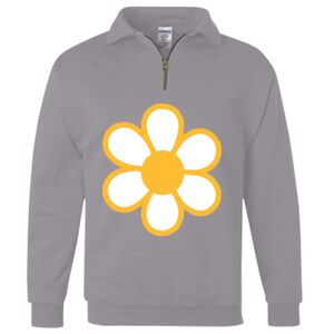 Nublend® Cadet Collar Quarter-Zip Sweatshirt Thumbnail