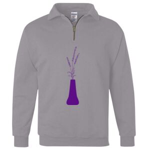 Nublend® Cadet Collar Quarter-Zip Sweatshirt Thumbnail