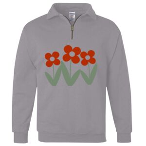 Nublend® Cadet Collar Quarter-Zip Sweatshirt Thumbnail