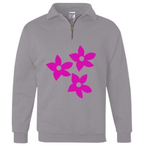 Nublend® Cadet Collar Quarter-Zip Sweatshirt Thumbnail