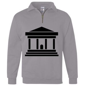 Nublend® Cadet Collar Quarter-Zip Sweatshirt Thumbnail