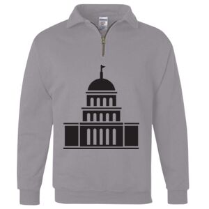 Nublend® Cadet Collar Quarter-Zip Sweatshirt Thumbnail