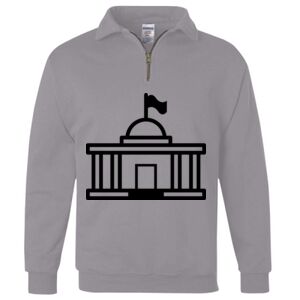 Nublend® Cadet Collar Quarter-Zip Sweatshirt Thumbnail