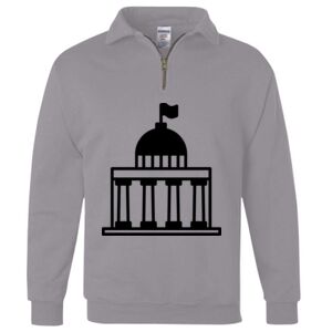 Nublend® Cadet Collar Quarter-Zip Sweatshirt Thumbnail