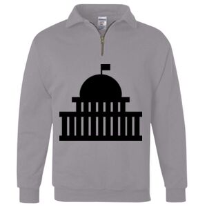 Nublend® Cadet Collar Quarter-Zip Sweatshirt Thumbnail