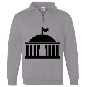 Nublend® Cadet Collar Quarter-Zip Sweatshirt Thumbnail