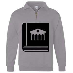 Nublend® Cadet Collar Quarter-Zip Sweatshirt Thumbnail