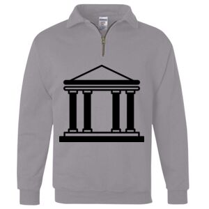 Nublend® Cadet Collar Quarter-Zip Sweatshirt Thumbnail