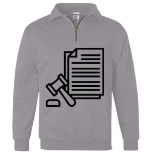 Nublend® Cadet Collar Quarter-Zip Sweatshirt Thumbnail