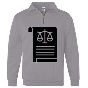 Nublend® Cadet Collar Quarter-Zip Sweatshirt Thumbnail