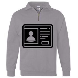 Nublend® Cadet Collar Quarter-Zip Sweatshirt Thumbnail