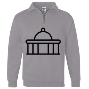 Nublend® Cadet Collar Quarter-Zip Sweatshirt Thumbnail
