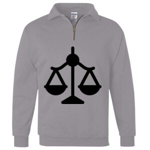 Nublend® Cadet Collar Quarter-Zip Sweatshirt Thumbnail