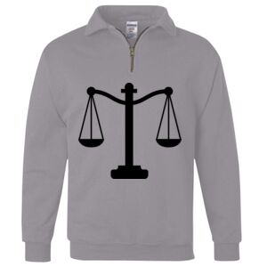 Nublend® Cadet Collar Quarter-Zip Sweatshirt Thumbnail