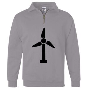 Nublend® Cadet Collar Quarter-Zip Sweatshirt Thumbnail