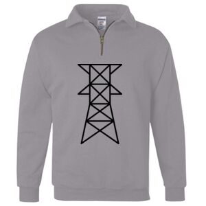 Nublend® Cadet Collar Quarter-Zip Sweatshirt Thumbnail