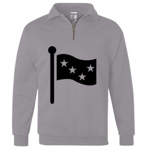 Nublend® Cadet Collar Quarter-Zip Sweatshirt Thumbnail