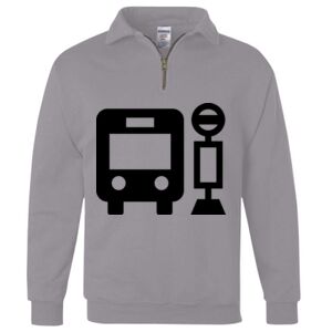 Nublend® Cadet Collar Quarter-Zip Sweatshirt Thumbnail