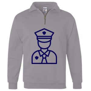 Nublend® Cadet Collar Quarter-Zip Sweatshirt Thumbnail