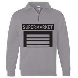 Nublend® Cadet Collar Quarter-Zip Sweatshirt Thumbnail