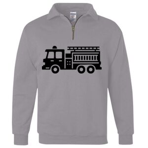 Nublend® Cadet Collar Quarter-Zip Sweatshirt Thumbnail