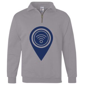Nublend® Cadet Collar Quarter-Zip Sweatshirt Thumbnail