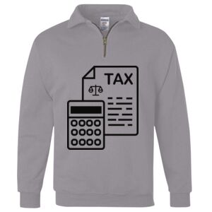 Nublend® Cadet Collar Quarter-Zip Sweatshirt Thumbnail