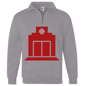 Nublend® Cadet Collar Quarter-Zip Sweatshirt Thumbnail