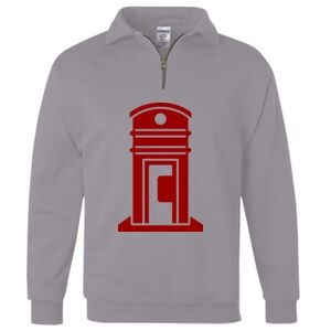 Nublend® Cadet Collar Quarter-Zip Sweatshirt Thumbnail