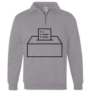 Nublend® Cadet Collar Quarter-Zip Sweatshirt Thumbnail