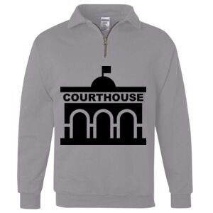 Nublend® Cadet Collar Quarter-Zip Sweatshirt Thumbnail