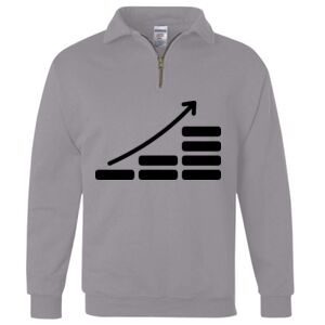 Nublend® Cadet Collar Quarter-Zip Sweatshirt Thumbnail