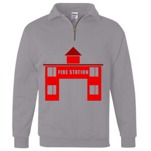 Nublend® Cadet Collar Quarter-Zip Sweatshirt Thumbnail