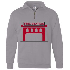 Nublend® Cadet Collar Quarter-Zip Sweatshirt Thumbnail