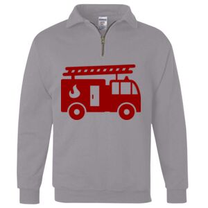 Nublend® Cadet Collar Quarter-Zip Sweatshirt Thumbnail