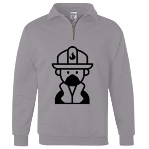 Nublend® Cadet Collar Quarter-Zip Sweatshirt Thumbnail