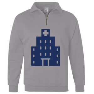 Nublend® Cadet Collar Quarter-Zip Sweatshirt Thumbnail