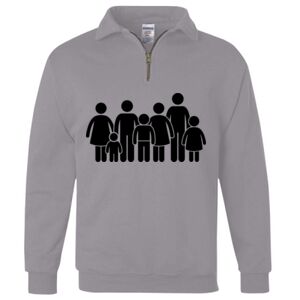 Nublend® Cadet Collar Quarter-Zip Sweatshirt Thumbnail