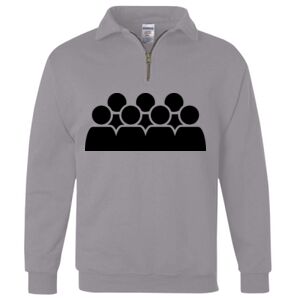 Nublend® Cadet Collar Quarter-Zip Sweatshirt Thumbnail
