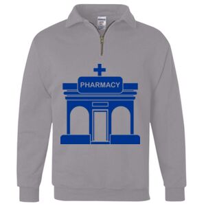 Nublend® Cadet Collar Quarter-Zip Sweatshirt Thumbnail