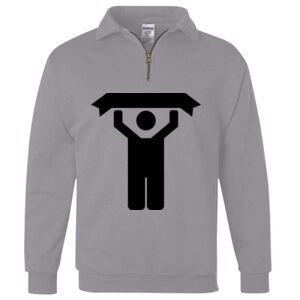 Nublend® Cadet Collar Quarter-Zip Sweatshirt Thumbnail