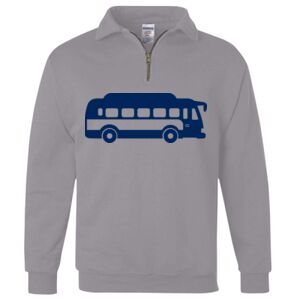 Nublend® Cadet Collar Quarter-Zip Sweatshirt Thumbnail