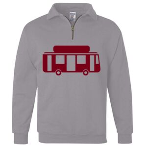 Nublend® Cadet Collar Quarter-Zip Sweatshirt Thumbnail