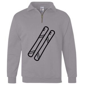 Nublend® Cadet Collar Quarter-Zip Sweatshirt Thumbnail